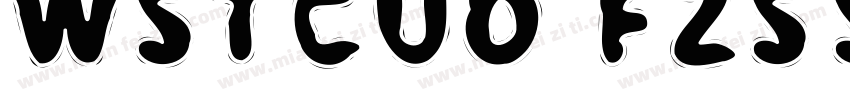 WSTCUD FZSSK  GBK1 0字体转换